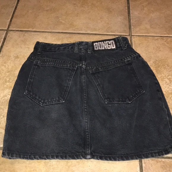 Vintage Bongo Jean Skirt Size 9 Made in USA - Picture 4 of 4